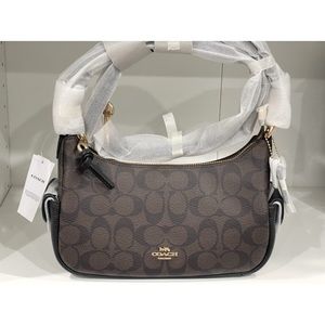Coach Shoulder Bag Crossbody Signature Purce